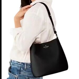 NWT Kate Spade Julia Bucket Bag Black